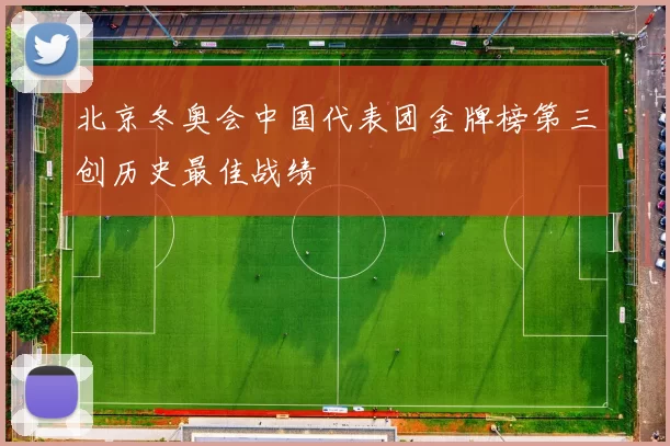 北京冬奥会中国代表团金牌榜第三创历史最佳战绩